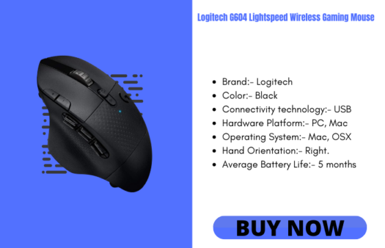 Logitech G604 Lightspeed Wireless Gaming Mouse 